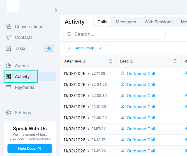 Accessing Activity
